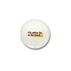  Rather be at the Beach Jersey shore Mini Button by 