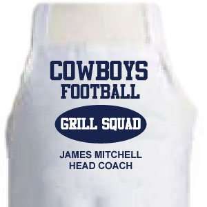  Cowboys Grill Squad Personalized Football Apron