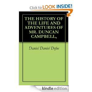  OF THE LIFE AND ADVENTURES OF MR. DUNCAN CAMPBELL, Daniel Daniel 