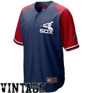  Nike Chicago White Sox Navy Blue Red Cooperstown Quick 