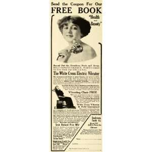  1913 Ad White Cross Electric Vibrator Health Beauty 