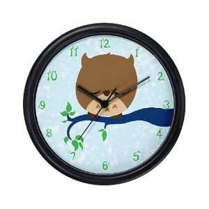  Owl Art Wall Clock by 