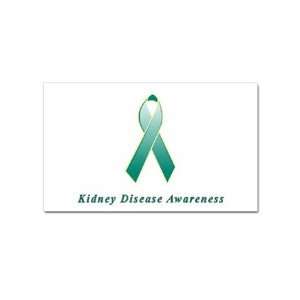 Kidney Disease Awareness Rectangular Sticker