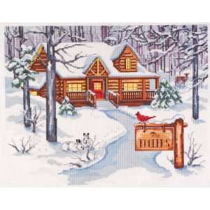  Cabin In The Woods Counted Cross Stitch Kit 14 Ct 