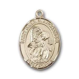  12K Gold Filled St. Gabriel the Archangel Medal Jewelry