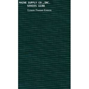  Linen Forest Green Series U0198 Vinyl Tablecloth 54 X 60 