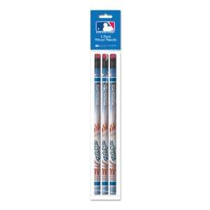  National Design Toronto Blue Jays 3 Pack Wood Pencil in 
