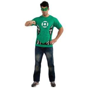 Lets Party By Rubies Green Lantern (Male) T Shirt Adult Costume Kit 