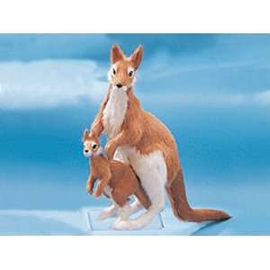  Large Kangaroo Jack With Joey Collectible Figurine 