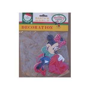  Minnie Mouse With Heart Wood Ornament From Kurt S. Adler 