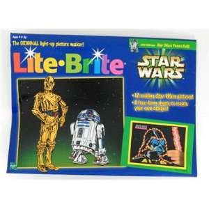  Star Wars Lite Brite Picture and Refill Kit Toys & Games