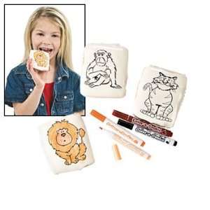 Zoo Animals Color A Cookie   Candy & Snack Foods