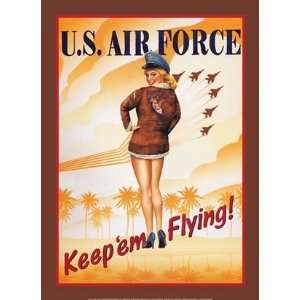  Sign Air Force Keepem Flying 