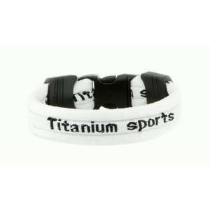  Ionic Titanium Sports Bracelet   White