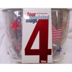    Boston Warehouse Patriotic Insulated Mugs