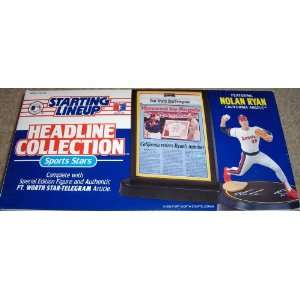   Lineup Headline Collection Sports Stars Nolan Ryan Toys & Games