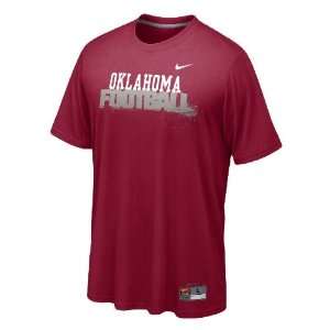  Oklahoma Sooners Conference Legend Dri FIT T Shirt by Nike 