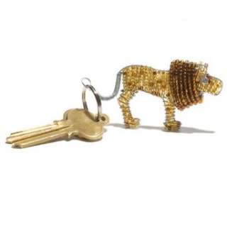 Beaded Lion Keychain   South Africa Clothing