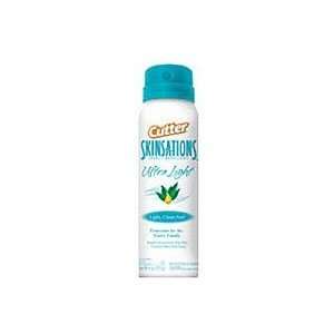  Cutter Skinsations Ultra Light Insect Repellent Spray   4 