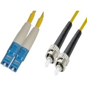  LC/UPC to ST/UPC duplex single mode 9/125 fiber patch cord 