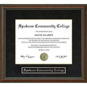  Spokane Community College Diploma Frame