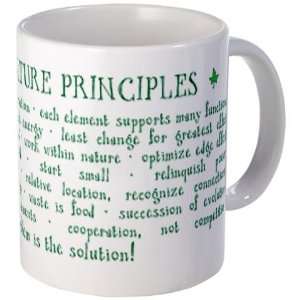  Permaculture Principles Earth Mug by  Kitchen 