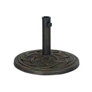   BR 18 Inch Cast Stone Umbrella Base, Made from Rust Free Composite