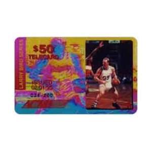 Collectible Phone Card $50. Larry Bird Issue R (3rd Card Issued 02 