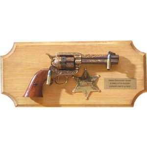  M1873 Engraved Sheriffs Collection Framed Pistol Set 