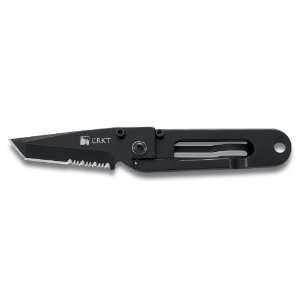   Tool 5510K K.I.S.S. in the Dark 2.25 Inch Serrated Blade Knife, Black