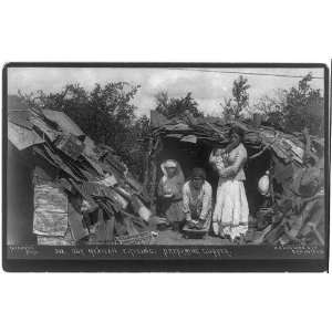  Mexican Citizens,supper,corn mill,San Antonio,c1890