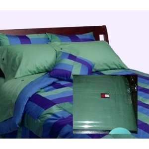  Tommy Hilfiger Solid Tanglewood Flat Sheet Queen 200TC 