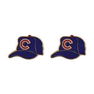 CHICAGO CUBS OFFICIAL LOGO EARRINGS 