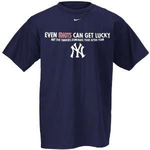    Nike New York Yankees Navy Get Lucky T shirt
