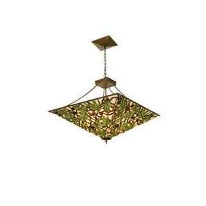 Brown Acorn and Branch Tiffany Pendant Light 81067