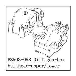 Diff.Gearbox Bulkhead upper/lower 
