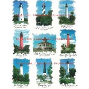  Florida Lighthouse Note Cards   Wholesale 50 Cards 