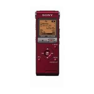 New Sony 2GB Digital Recorder RED   SY ICD UX512 RED 