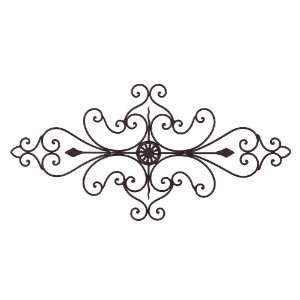 Tuscan Wrought Iron Metal 32 Scroll Wall Grille Grill  