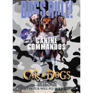 Cats & Dogs Movie Poster (11 x 17 Inches   28cm x 44cm 