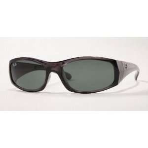 Ray ban 4093 Shiny Silver Black / Green Sunglasses 