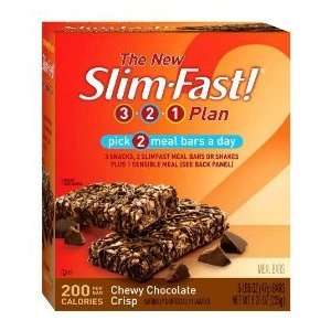 Slim.Fast Meal Replacement Bars   Chewy Chocolate Crisp (5 Pack)