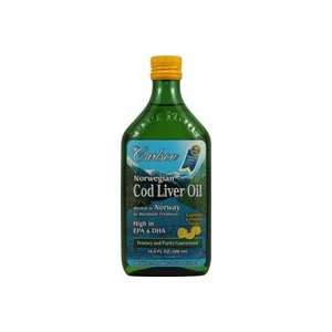 Carlson Norwegian Cod Liver Oil Lemon   16.9 fl oz (Quantity of 1)