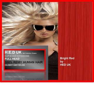 Clip In Remy Human Hair Extensions Full Head ANY COLOUR  