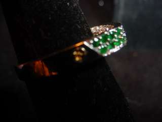   WG~EMERALD AND DIAMOND BAND RING TO DIE FOR~~THE MOST PRIZED BAND EVER