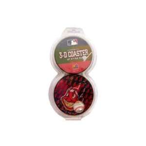   Cleveland Indians 3 D 2Pk Coasters Case Pack 12