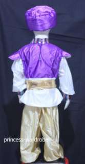 4pc Set Aladdin Turban Party Kid Boys Costume 8 11Y C56  