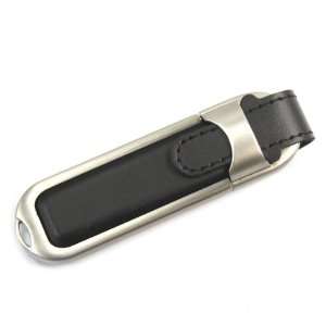    1GB Black Leather Thumb USB 2.0 Flash Memory Drive Electronics