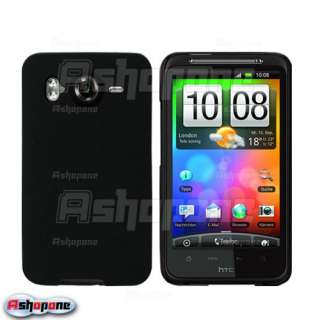New Hard Rubber Case Cover for HTC Desire HD  
