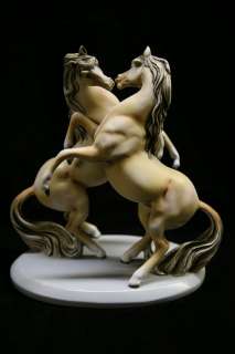   Rearing Horse Italian Statue Sculpture Vittoria Made in Italy  